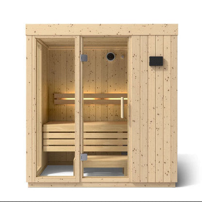 Kohler C1 Up to 3 Persons Scandinavian Spruce Indoor Sauna Kit Without Floor