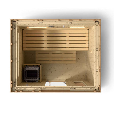 Kohler C2 3 Persons Douglas Fir Outdoor Sauna Kit
