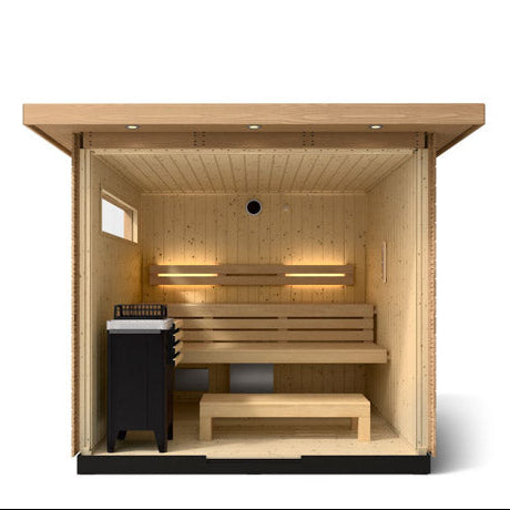 Kohler C2 5 Persons Douglas Fir Outdoor Sauna Kit