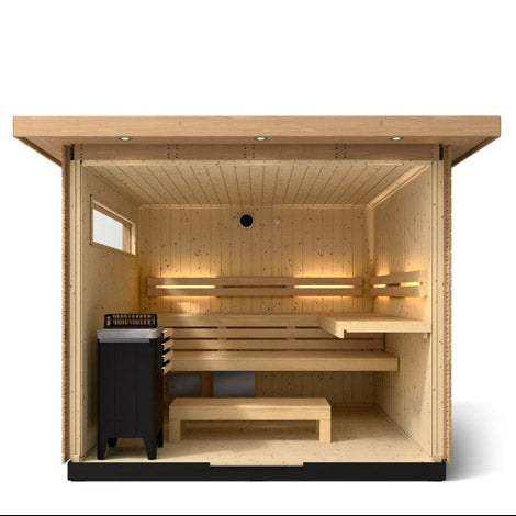 Kohler C2 6 Persons Douglas Fir Outdoor Sauna Kit