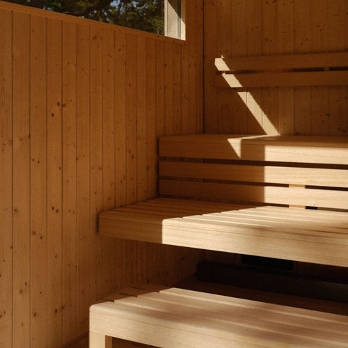 Kohler C2 6 Persons Weathered Grey Spruce Outdoor Sauna Kit