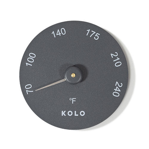 Kolo Black Sauna Degrees Fahrenheit Thermometer