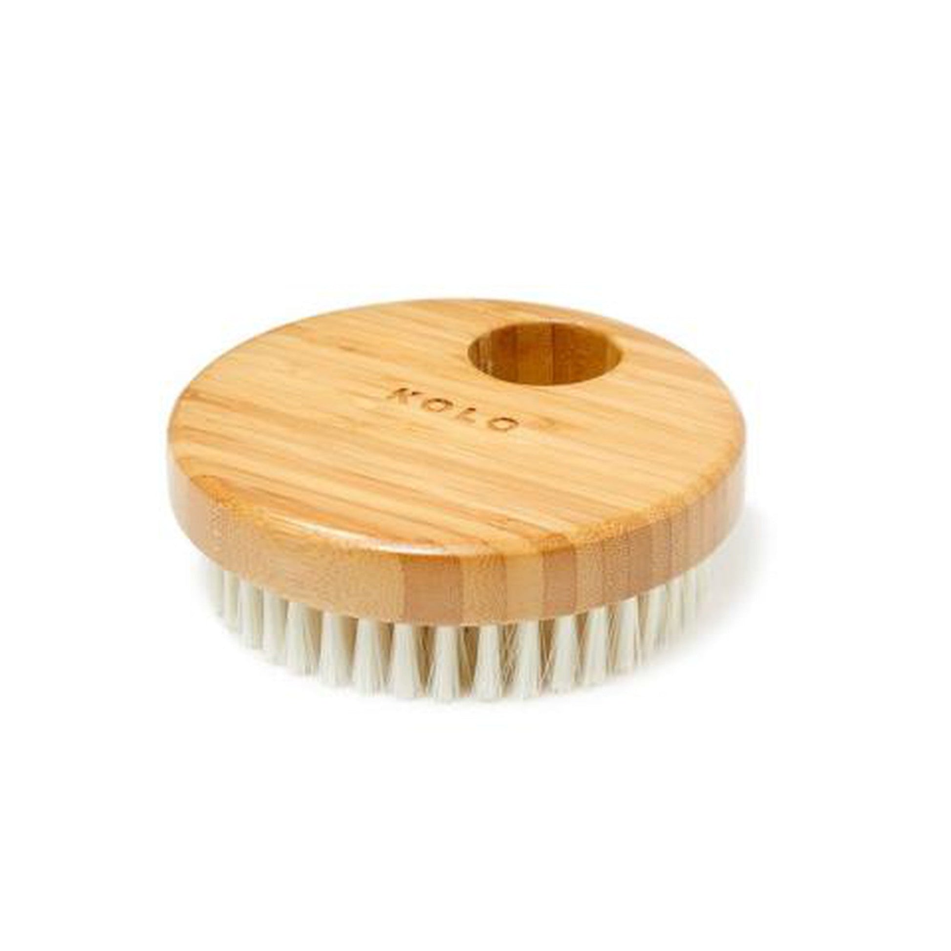 Kolo Sauna Natural Bamboo No Handle Bath Brush With Polypropylene Bristles