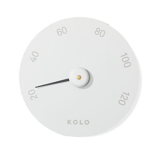 Kolo White Sauna Degrees Celsius Thermometer