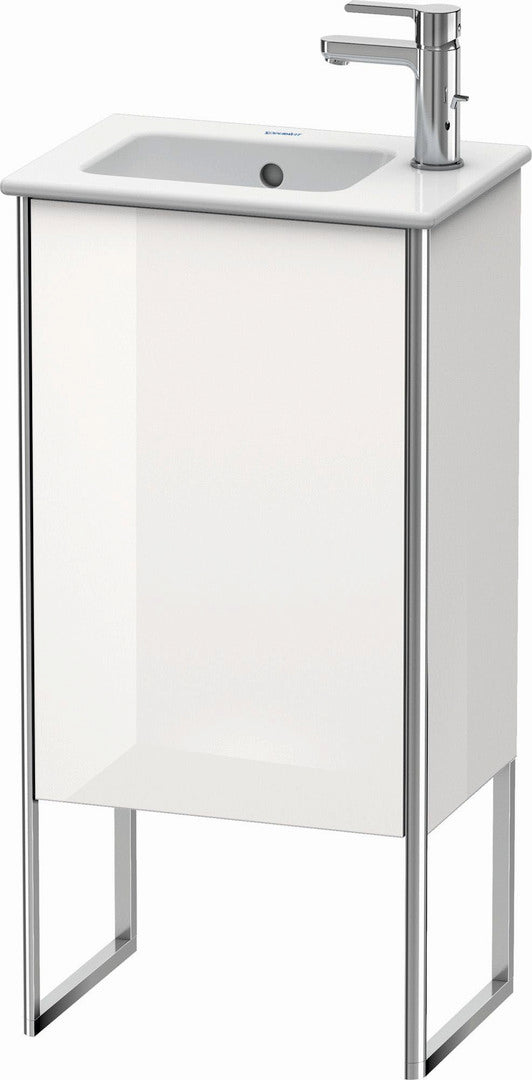 Duravit XSquare 16" White High Gloss One Door Floorstanding Vanity Unit (XS4440R2222)
