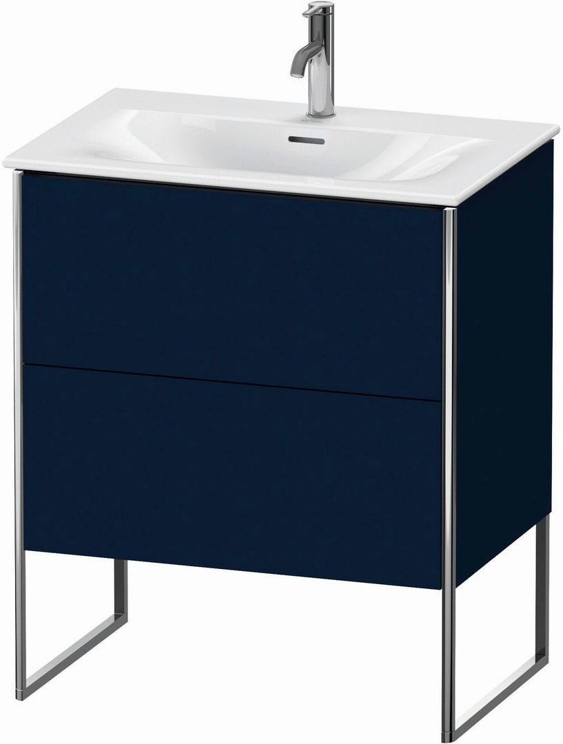 Duravit XSquare 28" Midnight Blue Two Drawer Floorstanding Vanity Unit (XS452309898)