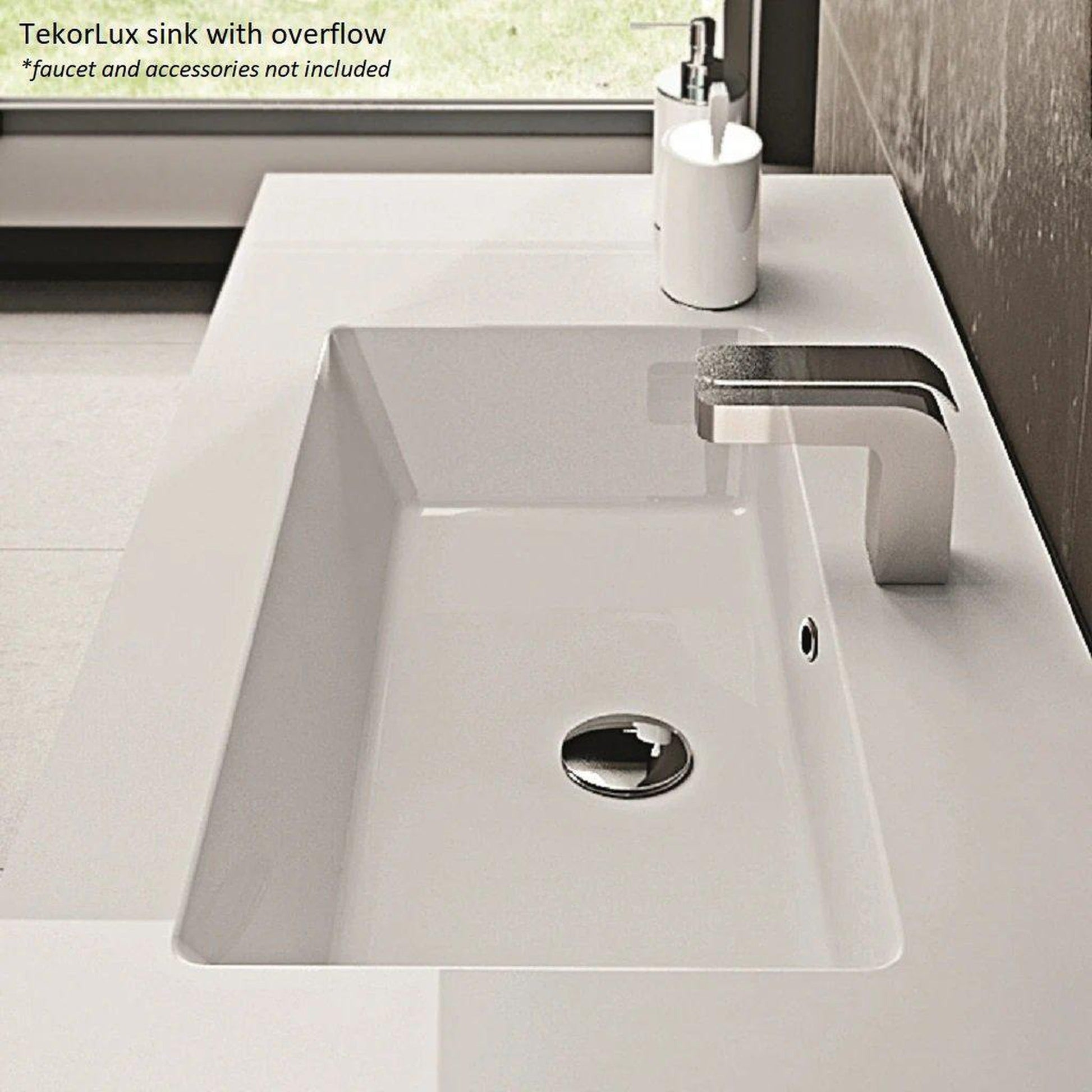 LaToscana Ameno 24" Sand Wall-Mounted Vanity