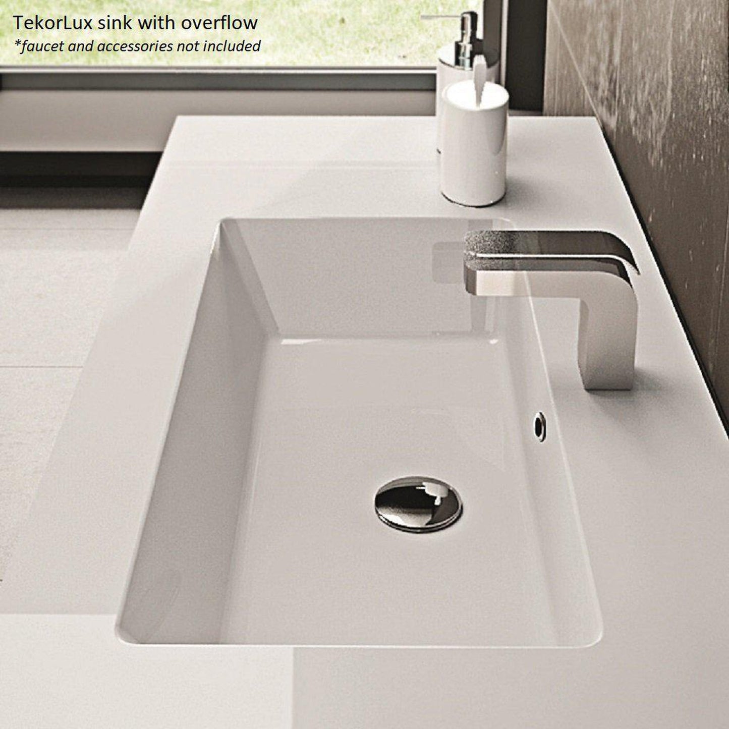 LaToscana Ameno 52" Sand Wall-Mounted Vanity Set With Right Rounded & Left Concave Cabinets