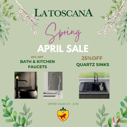LaToscana Round 24" Brushed Nickel Wall-Mounted Towel Bar