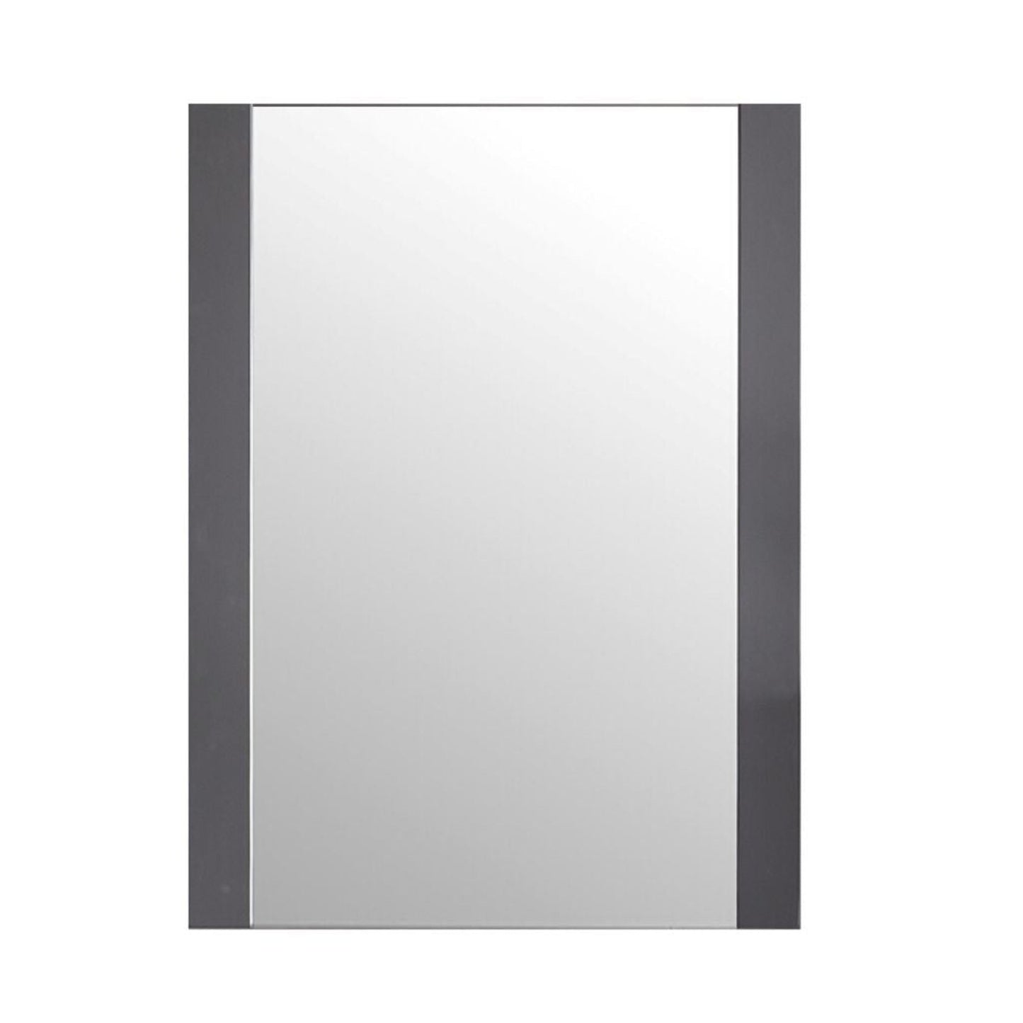 Laviva Rushmore 24" Gray Frame Rectangular Mirror