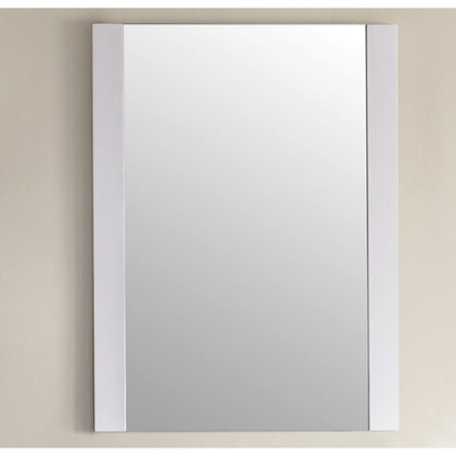 Laviva Rushmore 24" White Frame Rectangular Mirror