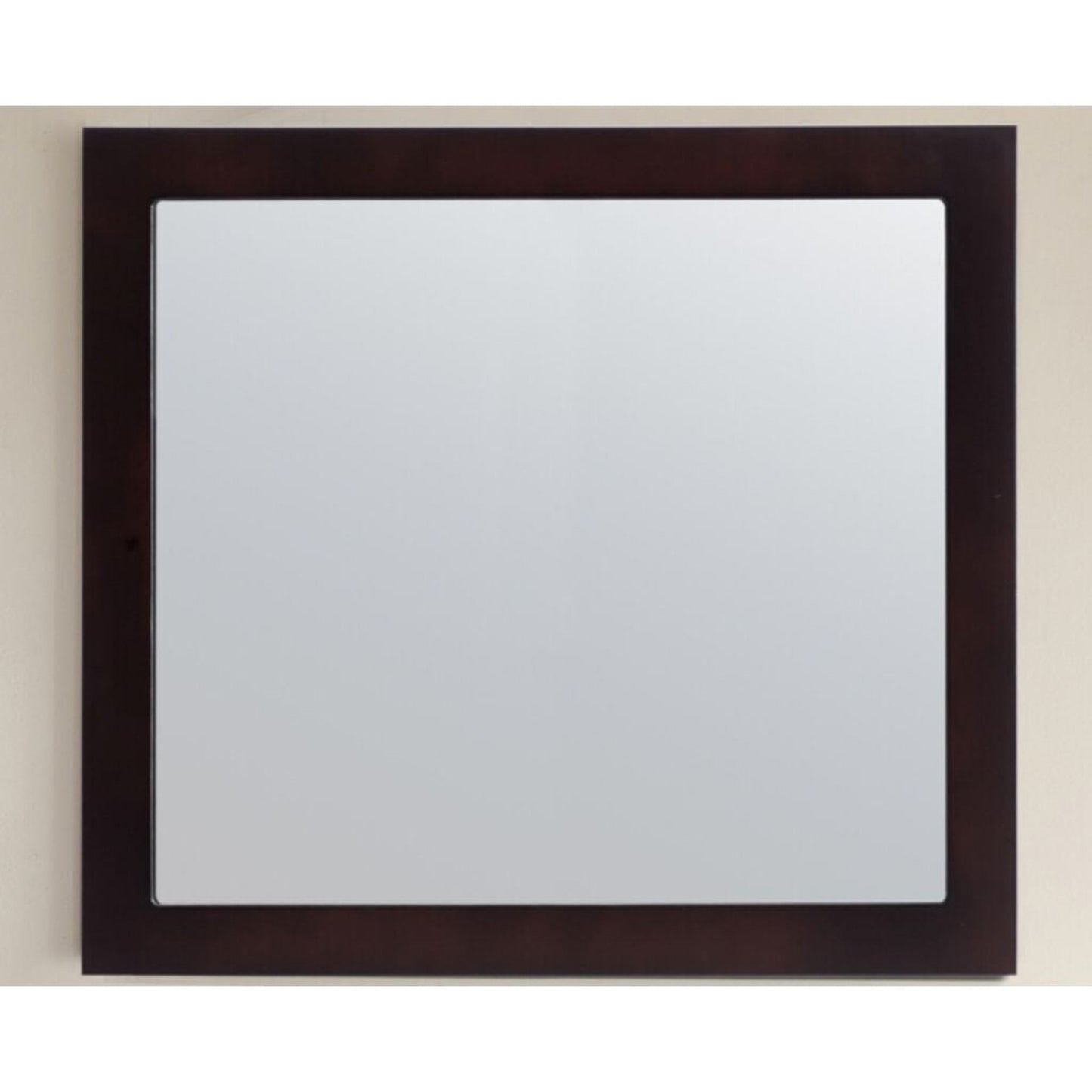 Laviva Sterling 36" Espresso Fully Framed Rectangular Mirror