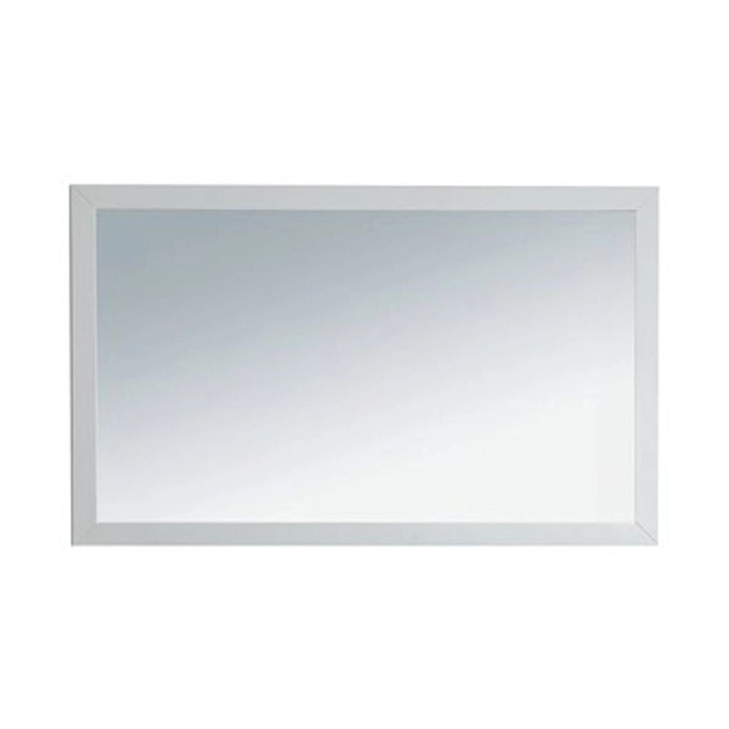 Laviva Sterling 48" Soft White Fully Framed Rectangular Mirror