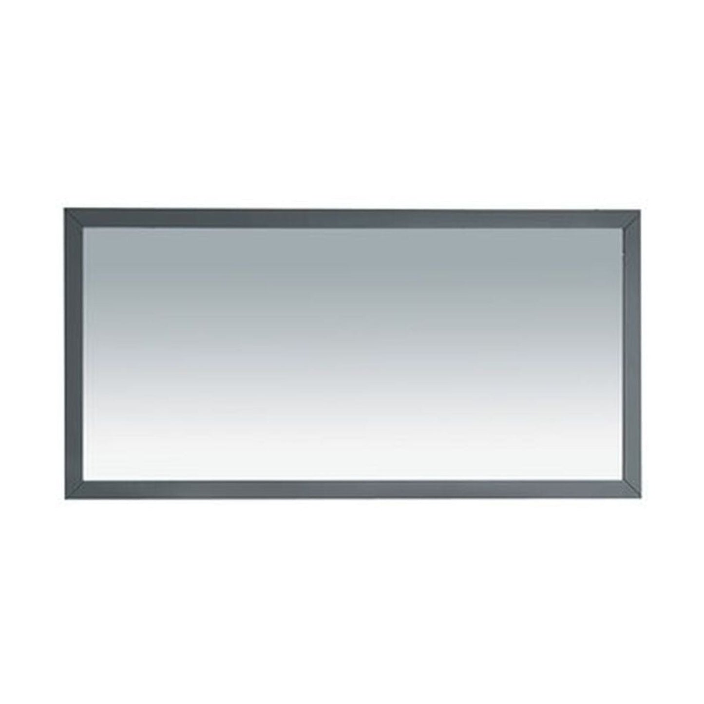 Laviva Sterling 60" Gray Rectangular Fully Framed Mirror