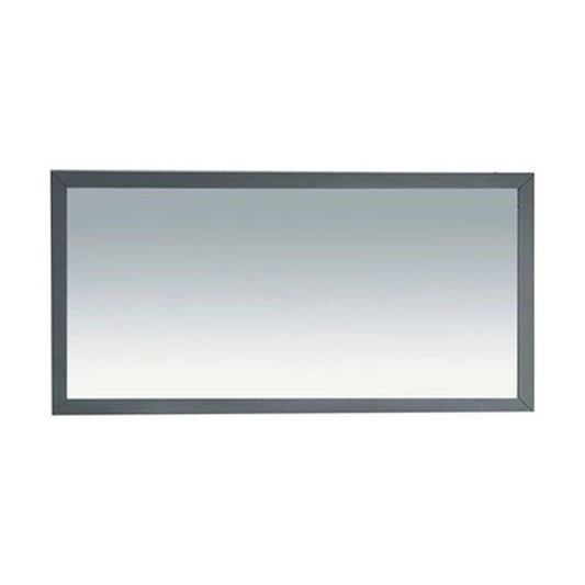 Laviva Sterling 60" Maple Gray Rectangular Fully Framed Mirror