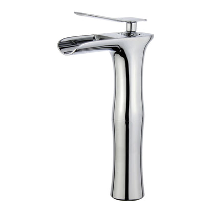 Legion Furniture 11" Polished Chrome Brass Material Faucet With Pop-up Drain
