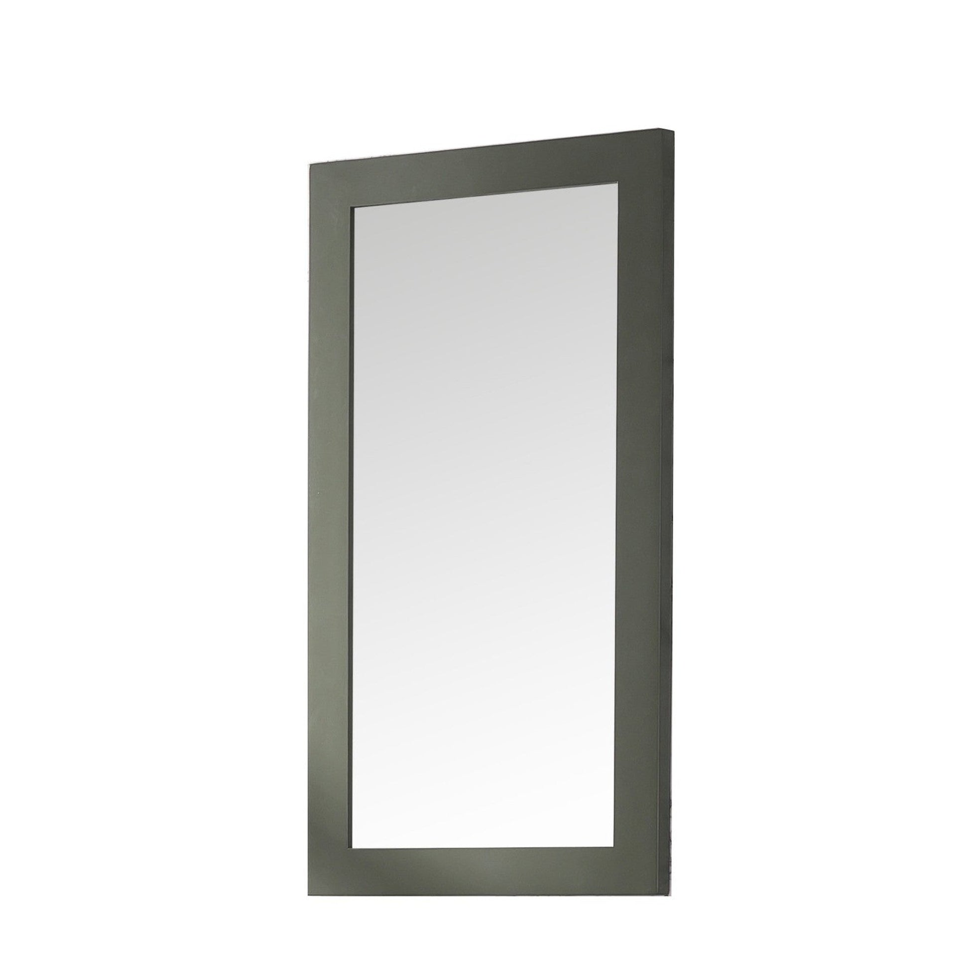 Legion Furniture 16" W x 30" H Pewter Green Mirror