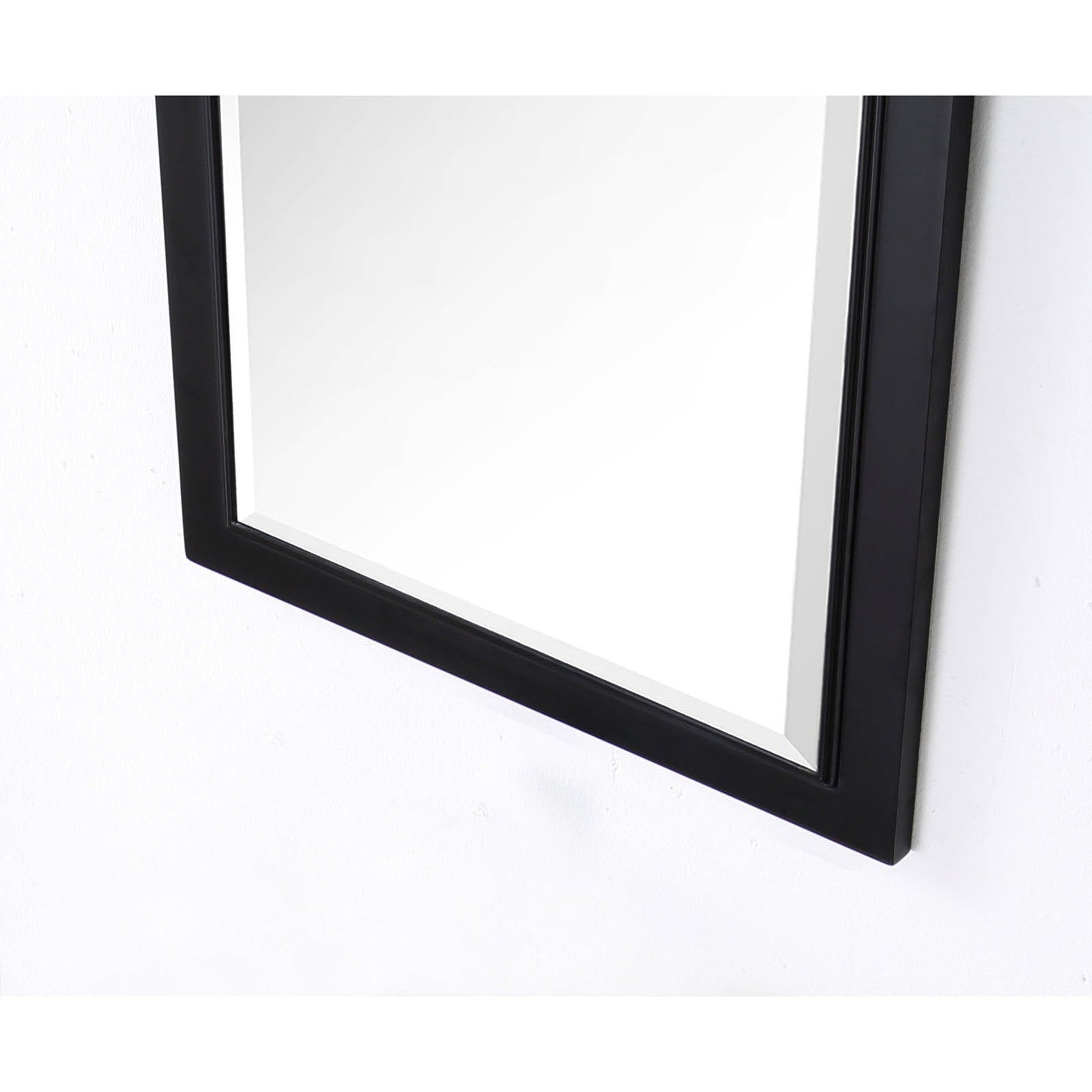 Legion Furniture 20" W x 30" H Espresso Solid Wood Frame Mirror