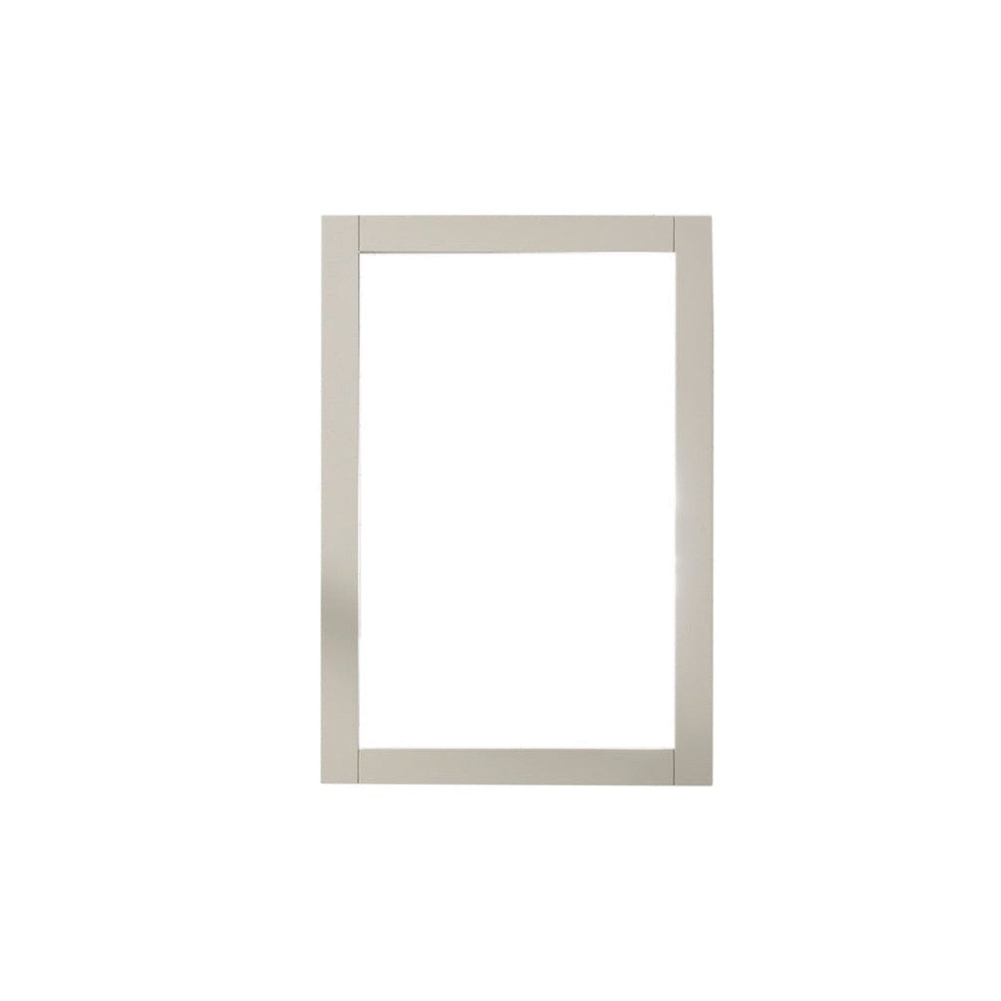 Legion Furniture 20" W x 30" H White Gray Mirror