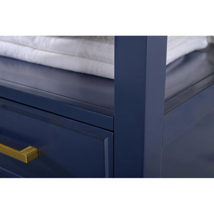 Legion Furniture 21" W x 72" H Blue Linen Cabinet