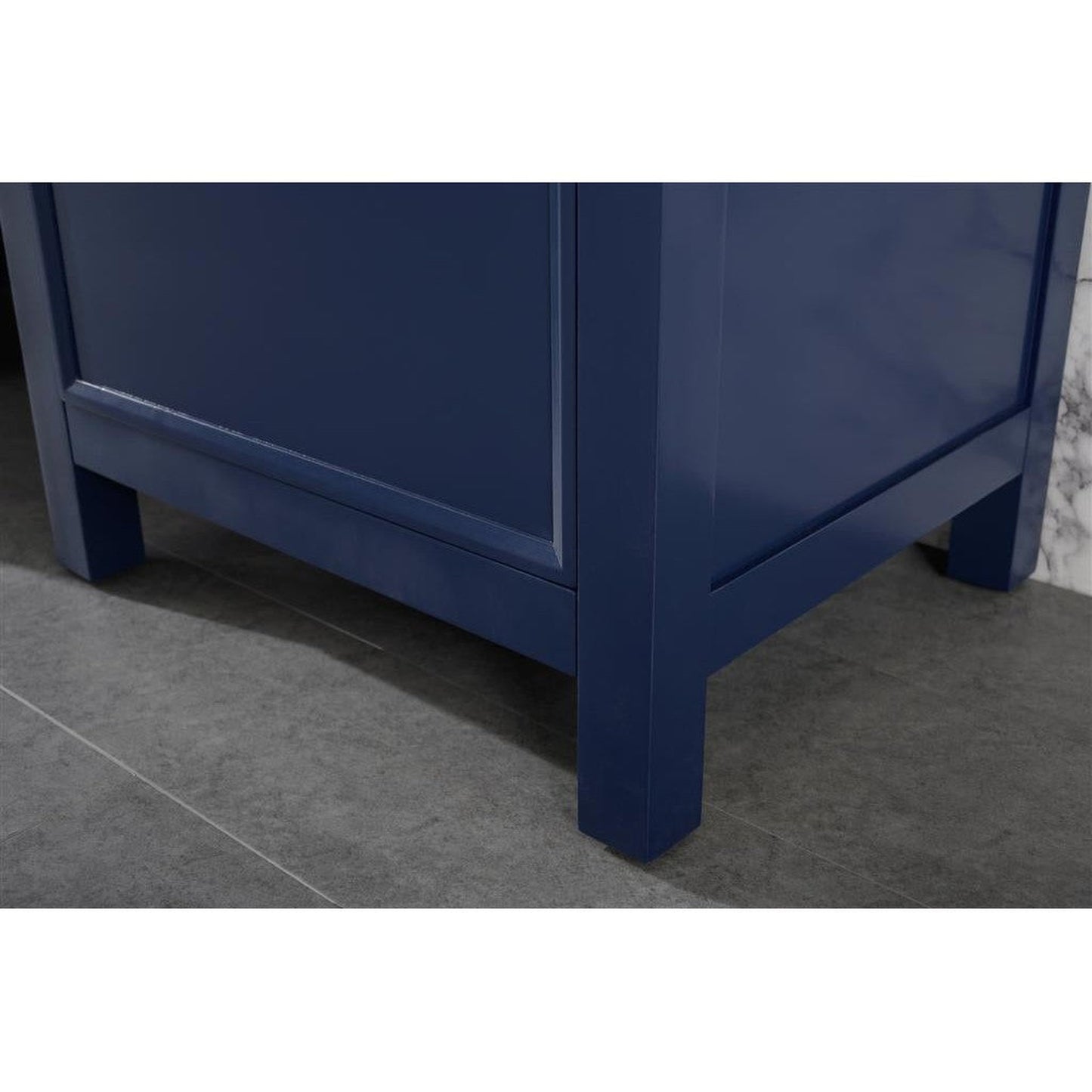 Legion Furniture 21" W x 72" H Blue Linen Cabinet