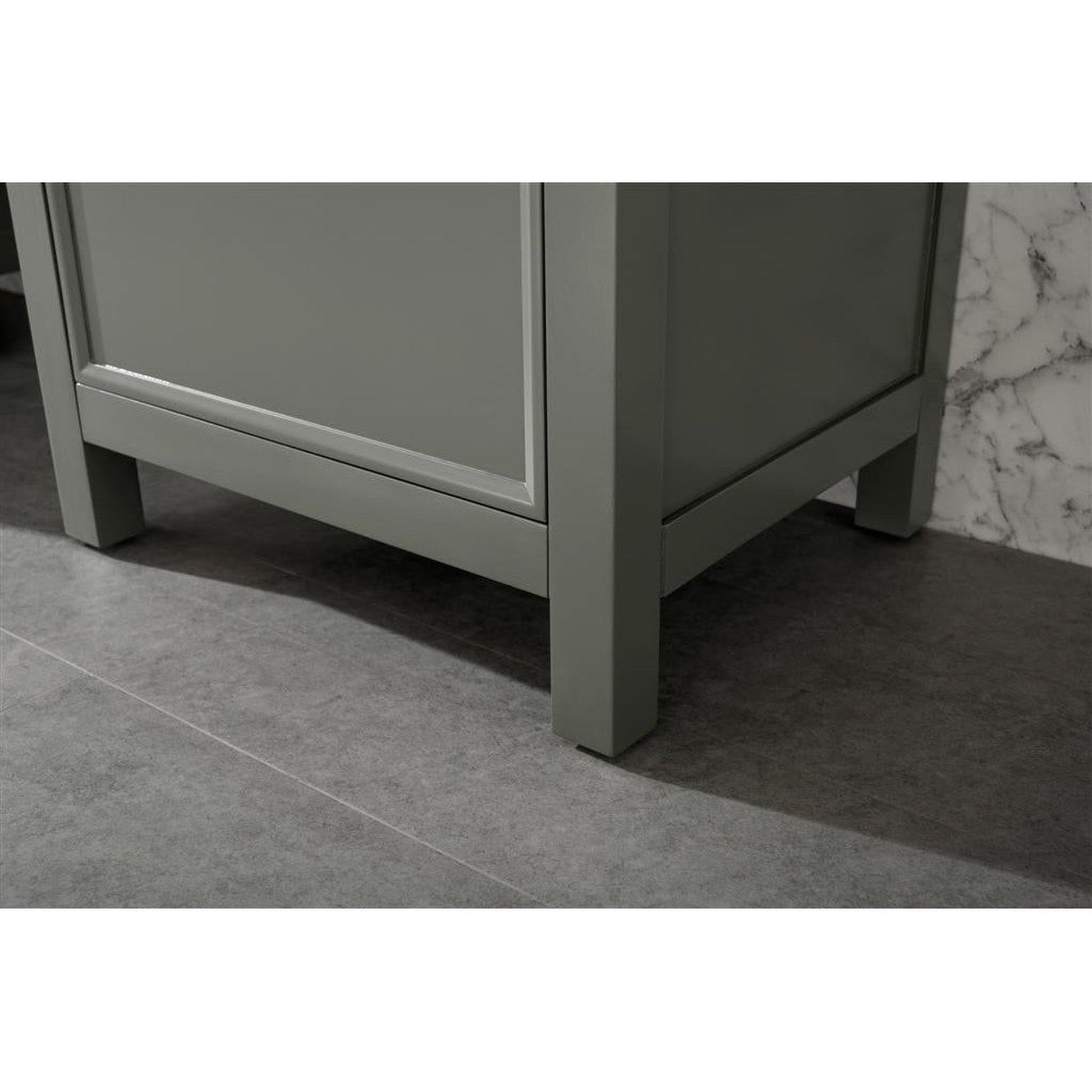 Legion Furniture 21" W x 72" H Pewter Green Linen Cabinet