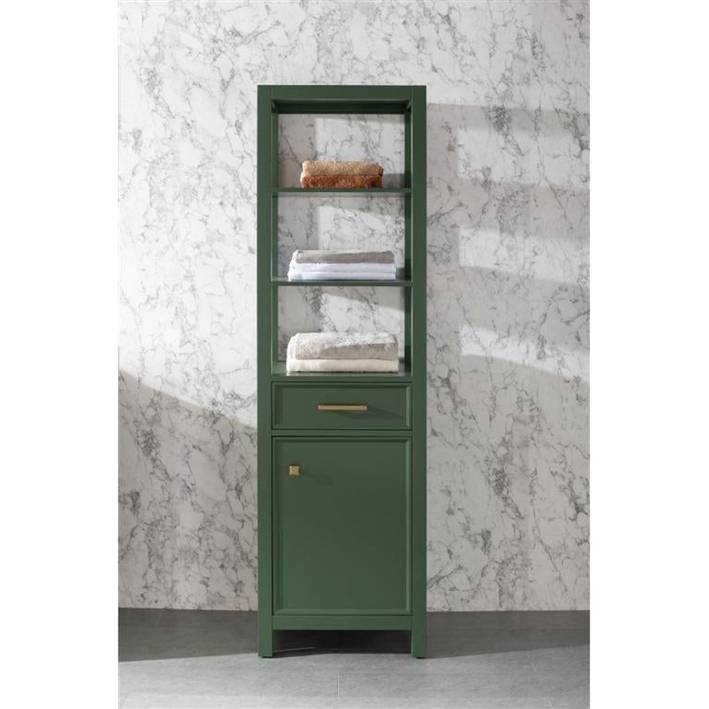 Legion Furniture 21" W x 72" H Vogue Green Linen Cabinet