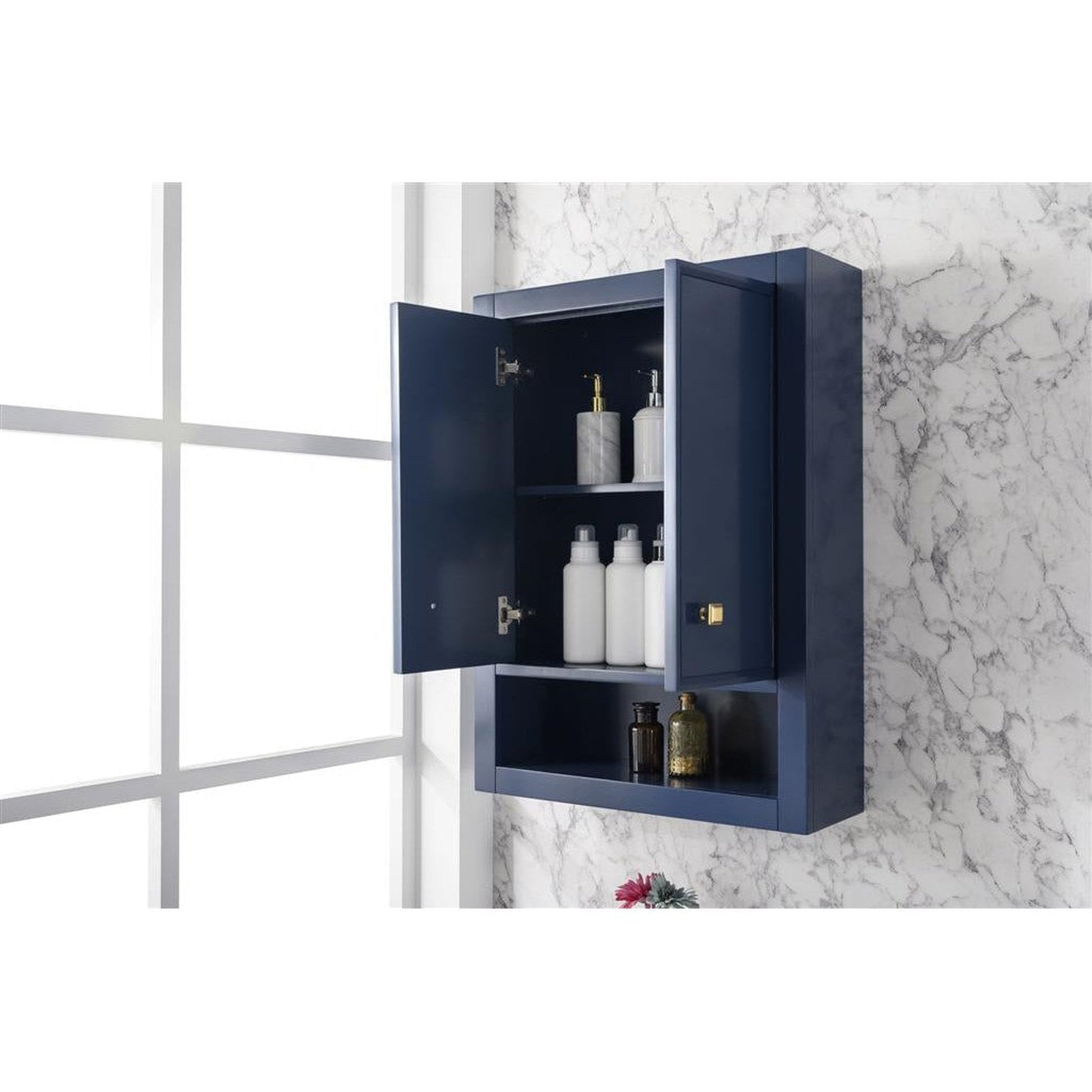 Legion Furniture 24" Blue Medicine Cabinet