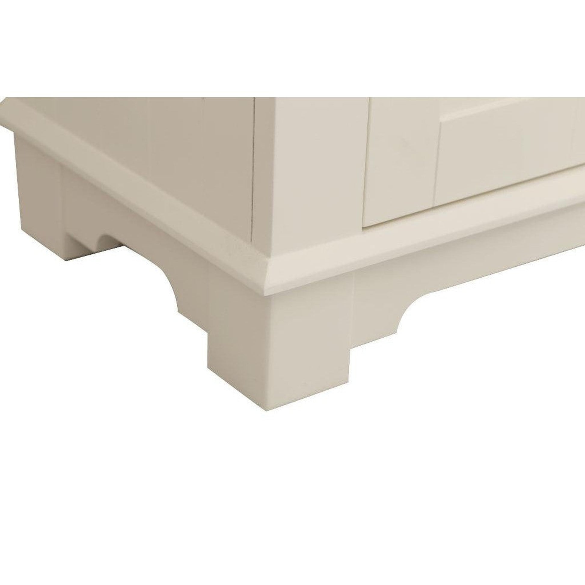 Legion Furniture 24" Matte White Freestanding Vanity With White Ceramic Top and Sink