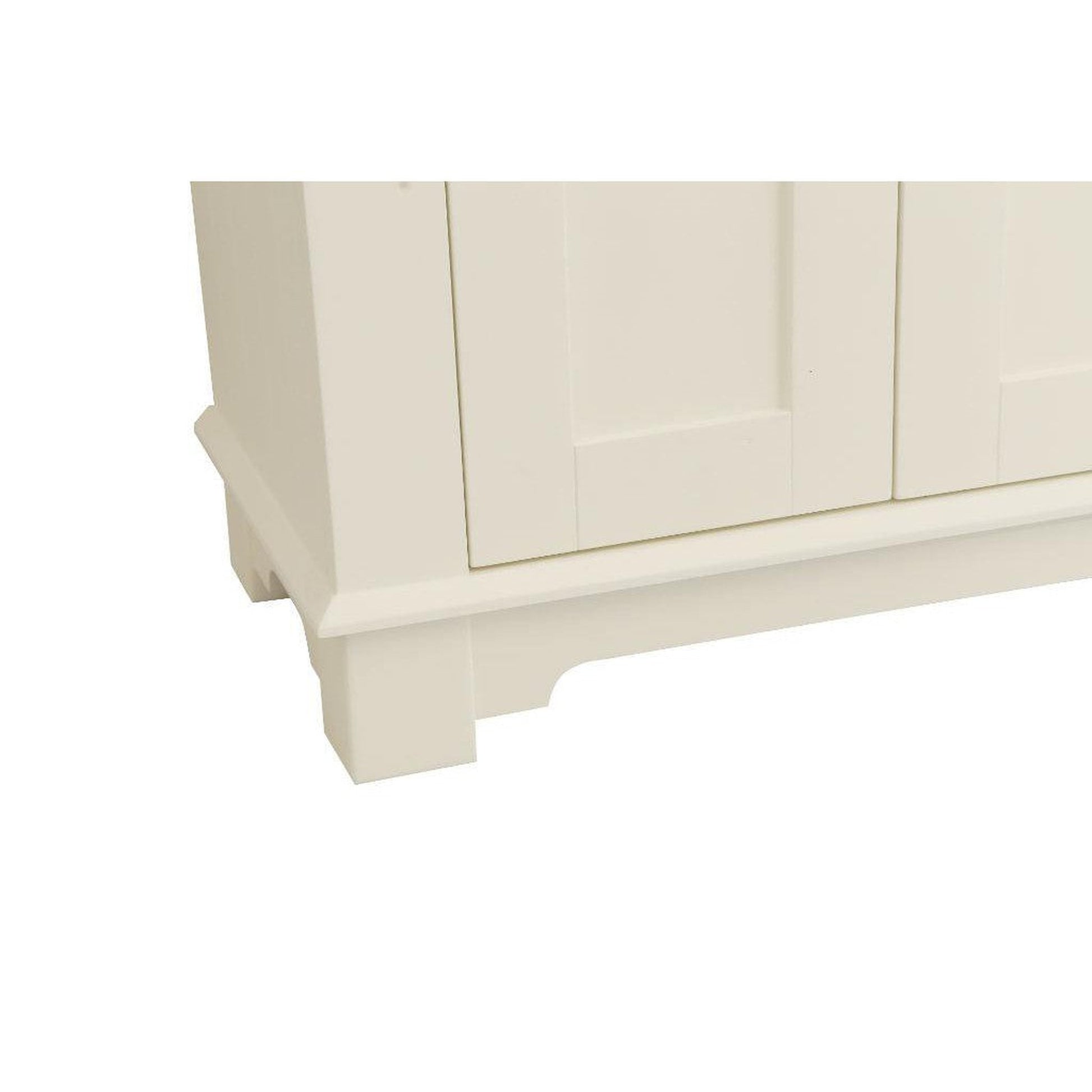 Legion Furniture 24" Matte White Freestanding Vanity With White Ceramic Top and Sink
