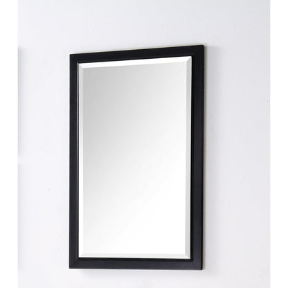 Legion Furniture 24" W x 36" H Espresso Solid Wood Frame Mirror