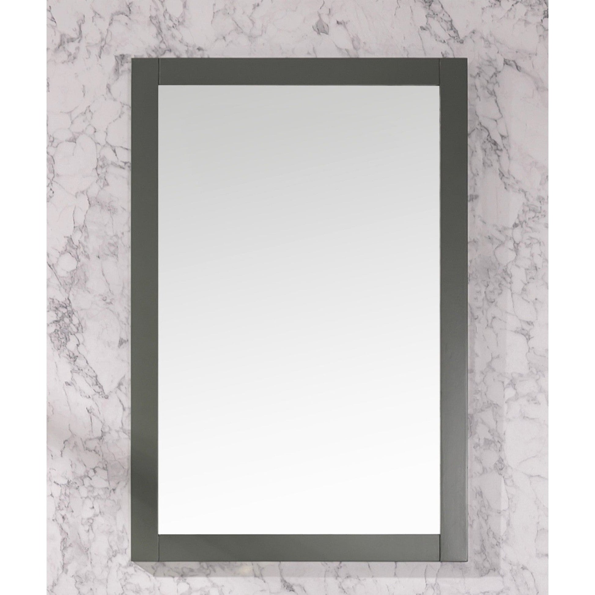 Legion Furniture 24" W x 36" H Pewter Green Mirror