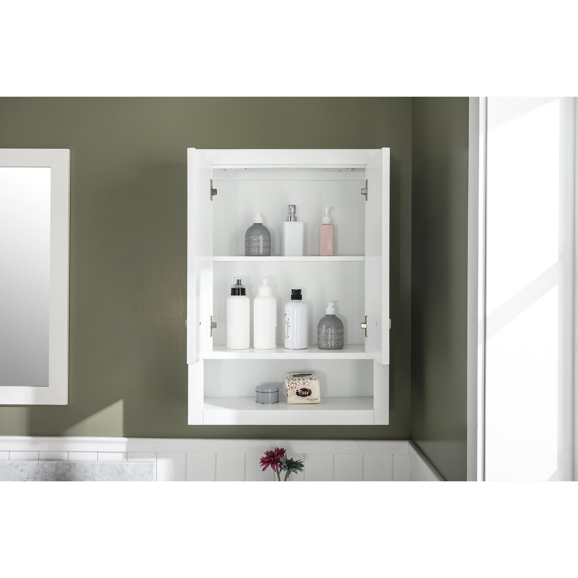 Legion Furniture 24" White Medicine Cabinet