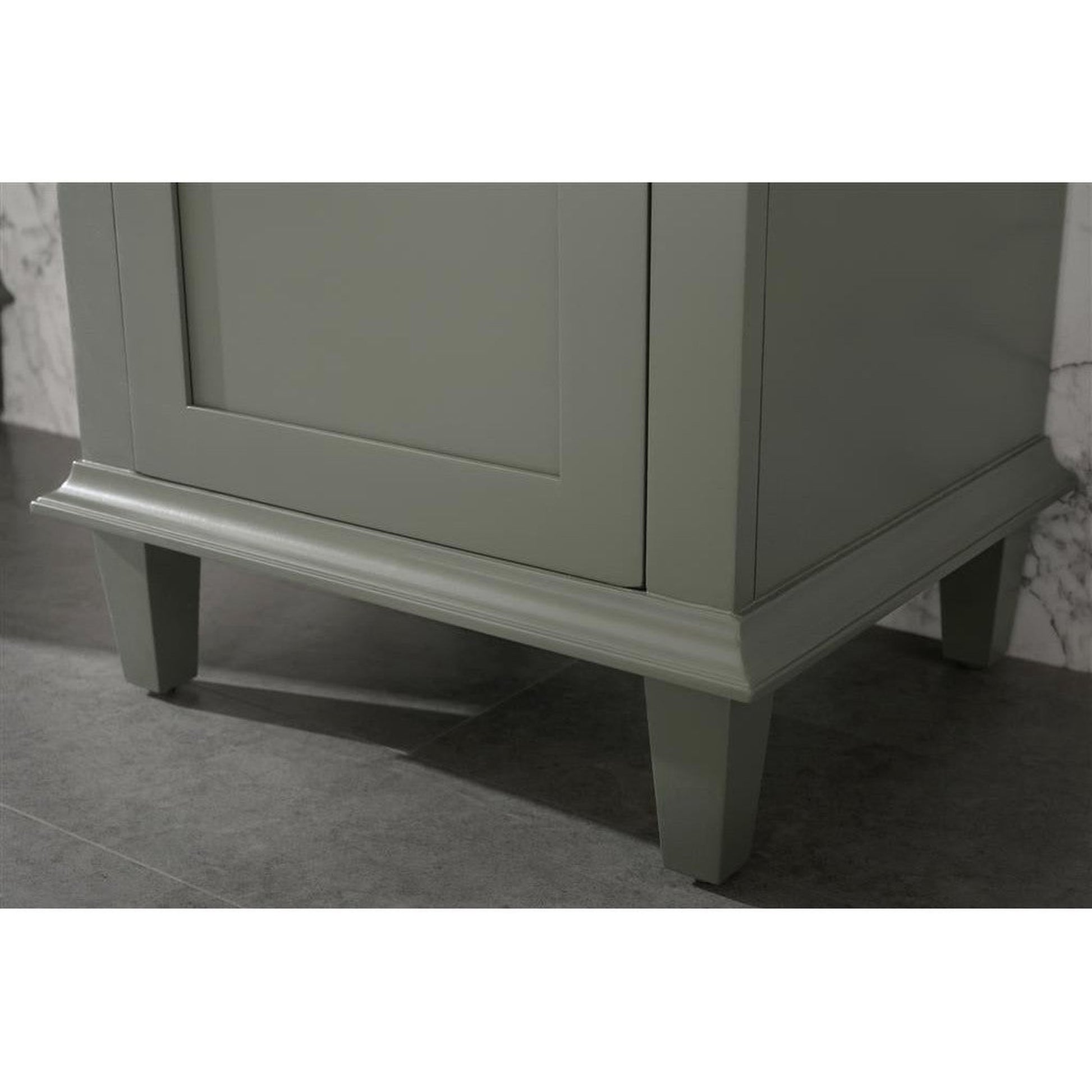 Legion Furniture WLF2221 21" W x 72" H Pewter Green Linen Cabinet