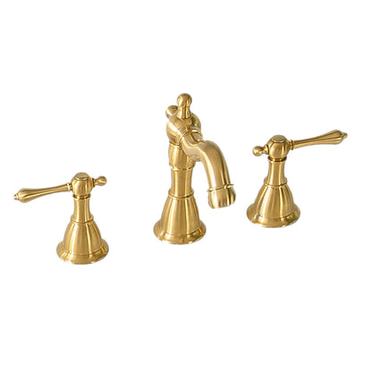 Legion Furniture ZL20518 Brushed Gold Widespread Faucet With Drain