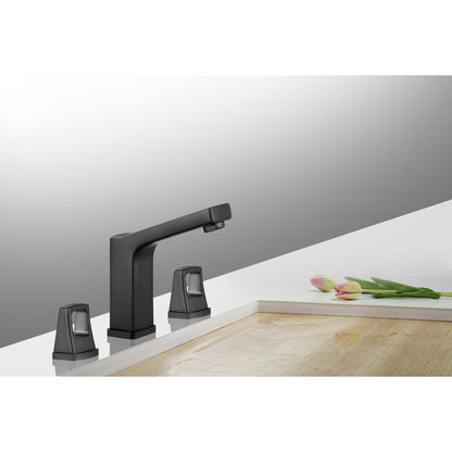 Legion Furniture ZY1003 Oil Rubber Black Brass Material Faucet With Pop-up Drain