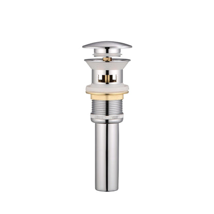 Legion Furniture ZY1008 Chrome Brass Material Faucet With Pop-up Drain