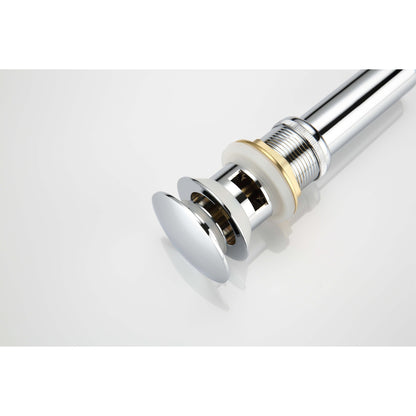 Legion Furniture ZY1008 Chrome Brass Material Faucet With Pop-up Drain