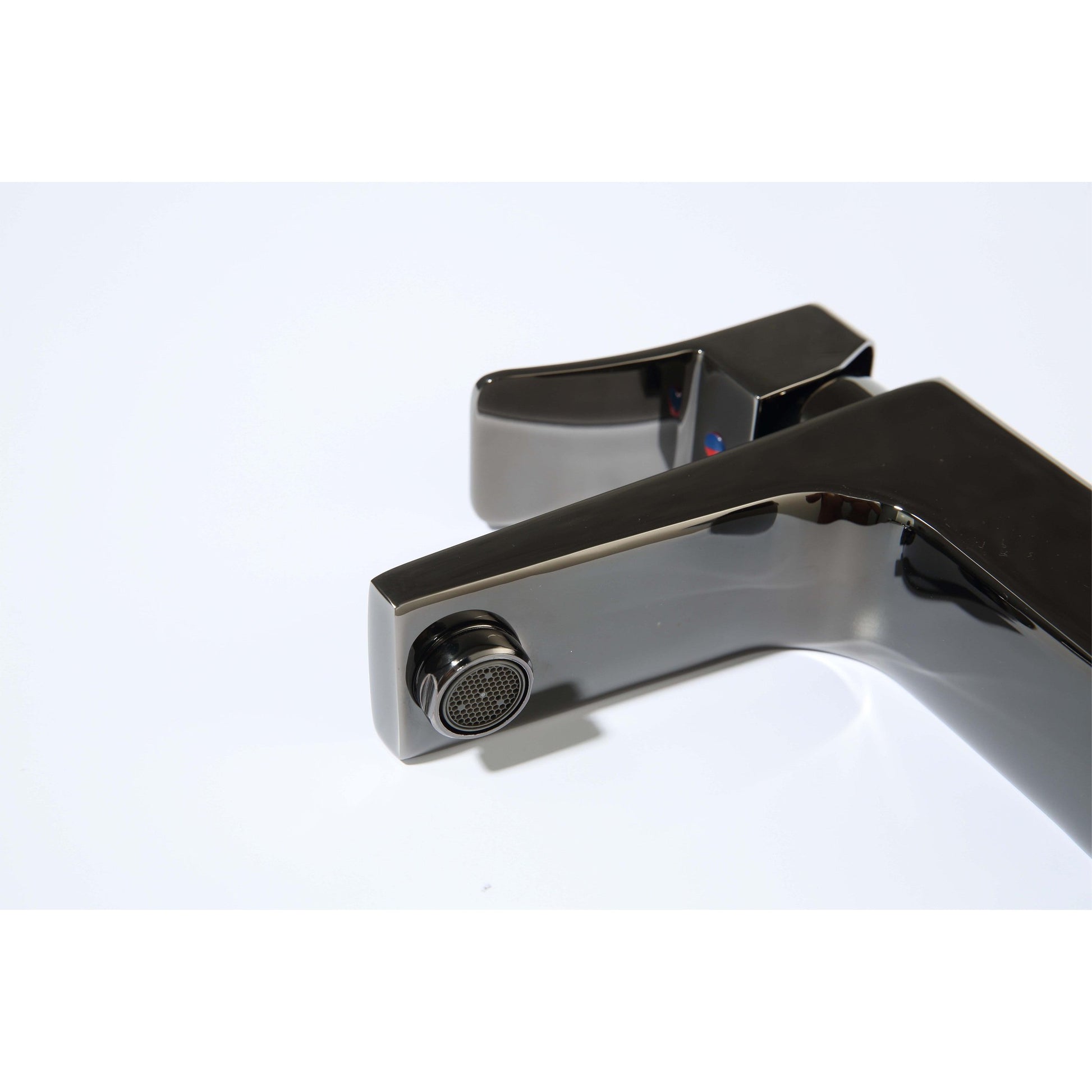 Legion Furniture ZY1008 Glossy Black Brass Material Faucet With Pop-up Drain