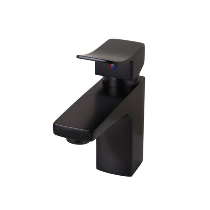 Legion Furniture ZY1008 Oil Rubber Black Brass Material Faucet With Pop-up Drain
