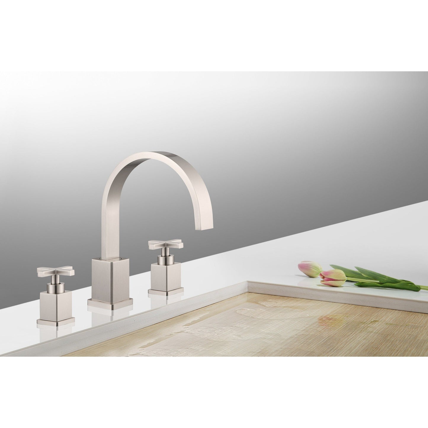 Legion Furniture ZY2511 Brushed Nickel Brass Material Faucet With Pop-up Drain