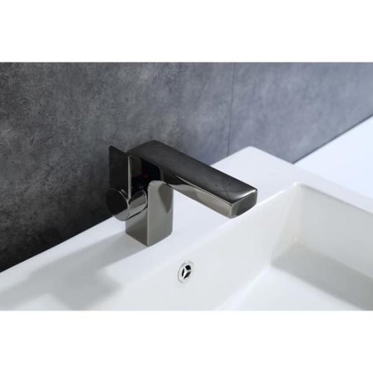 Legion Furniture ZY6053 Glossy Black 1.5 GPM Faucet With Pop-up Drain