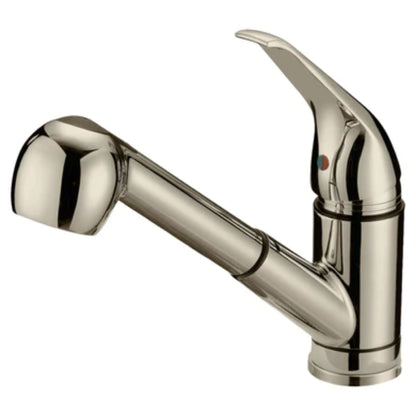 LessCare 10" Brushed Nickel Finish Pull Out Kitchen Faucet - LK3B