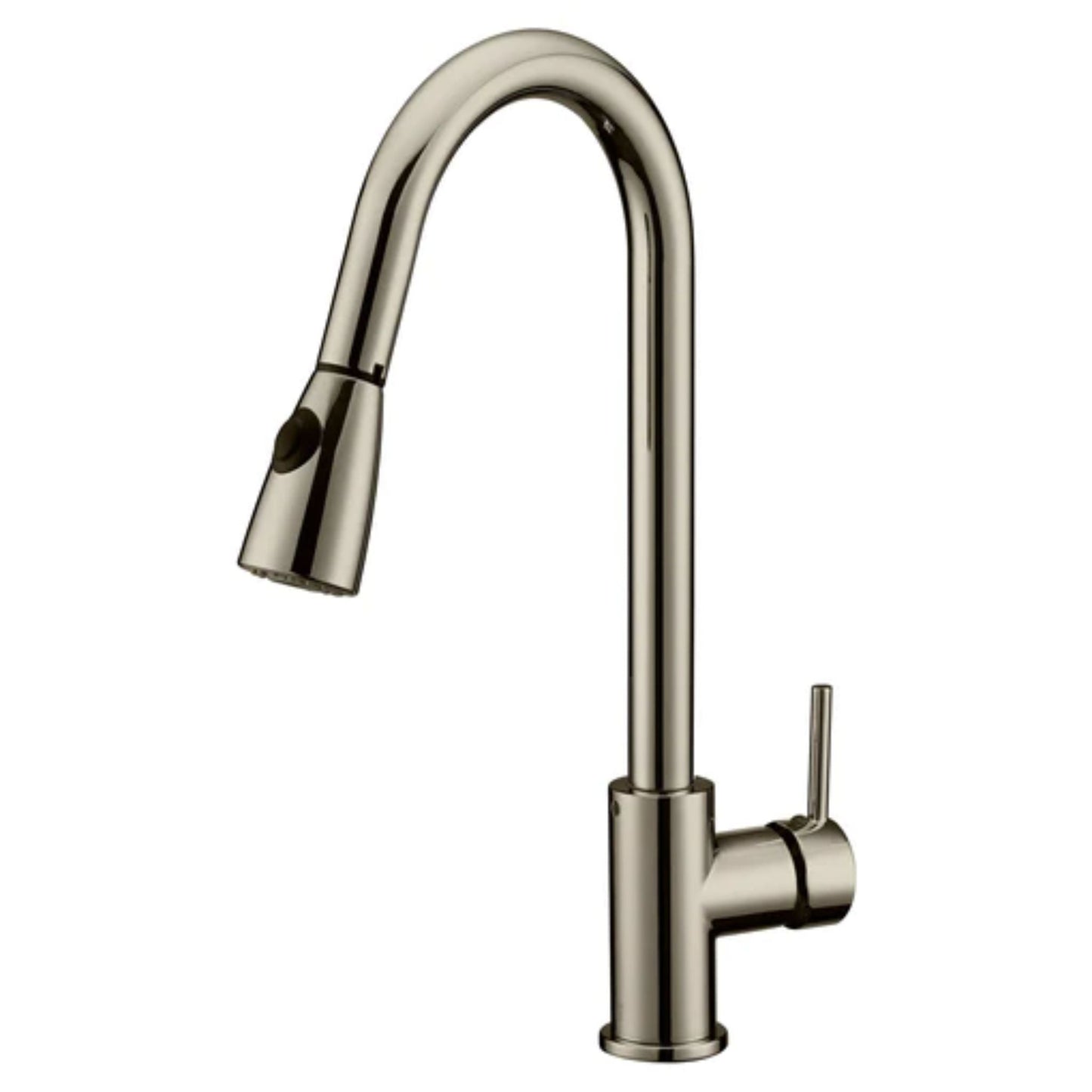 LessCare 10" Brushed Nickel Finish Pull Out Kitchen Faucet - LK4B