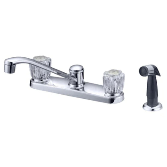 LessCare 10" Chrome Finish Kitchen Faucet with Shower