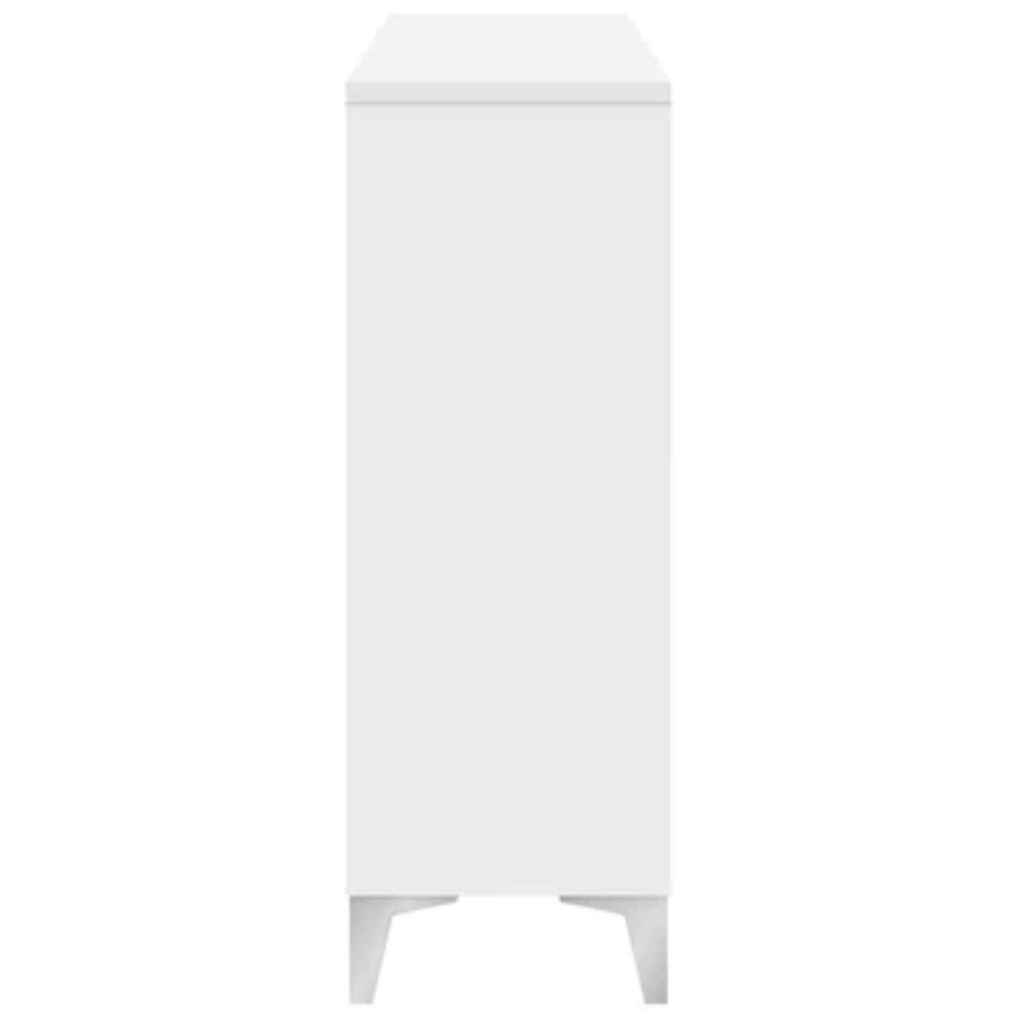 LessCare 12" White Freestanding Modern Side for Style 7 and 8