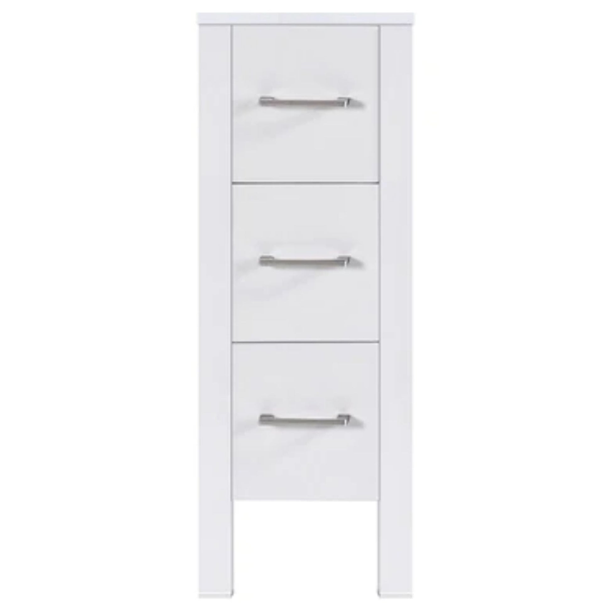 LessCare 12" White Modern Vanity Drawer Base