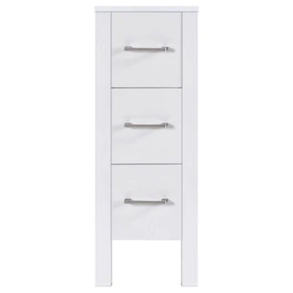 LessCare 12" White Modern Vanity Drawer Base