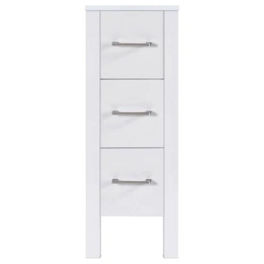 LessCare 12" White Modern Vanity Drawer Base