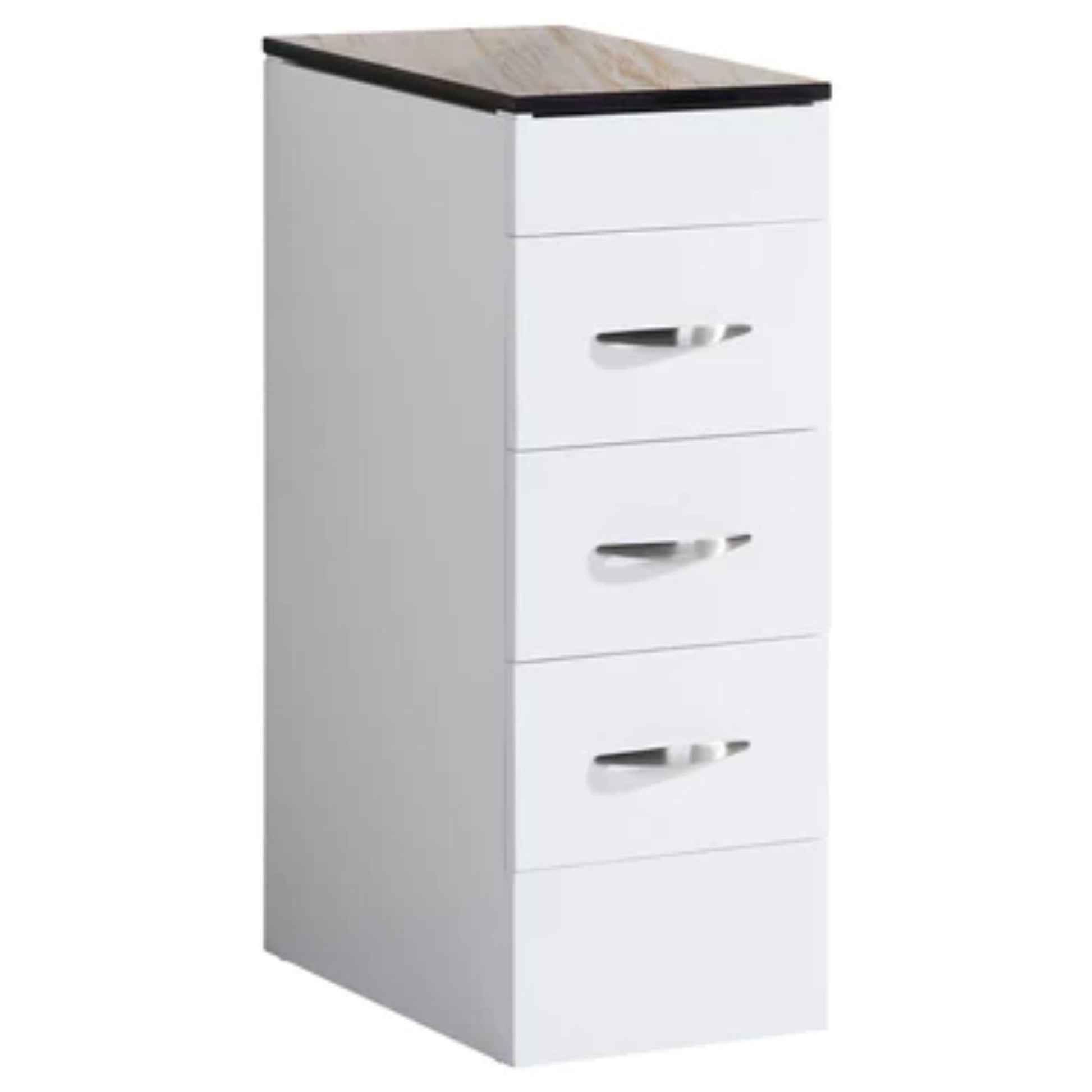 LessCare 12" White Vanity Drawer Base Cabinet - Style 5